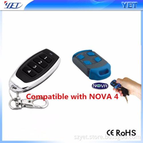 433Mhz 1-4 keys compatible with NOVA YET027